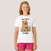 かわいいカピバラ Tシャツ (正面フル)
