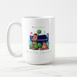 かわいいカピバラV メロン スマッシュ カピバラ サマー クラブ コーヒーマグカップ