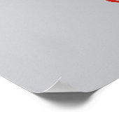 かわいいカピポタムスサンタハット新年 ポスター (角)