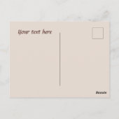 かわいいカフェのありがとうまたは出店者たち ポストカード (裏面)