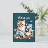 かわいいカフェのありがとうまたは出店者たち ポストカード (スタンド正面)