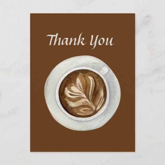 かわいいカフェや出店の皆さん、ありがとう ポストカード (正面)