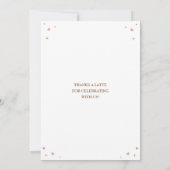 かわいいカフェビーベビーはコーヒーの赤ちゃんシャワーを醸造している 招待状 (裏面)