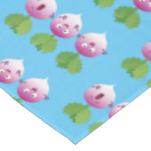 かわいいカブ野菜トリオ歌の漫画 テーブルクロス (アングル)