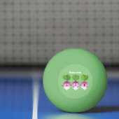 かわいいカブ野菜トリオ歌の漫画 卓球ボール (ネット)