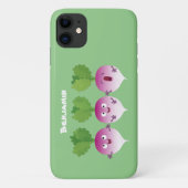 かわいいカブ野菜トリオ歌の漫画 Case-Mate iPhoneケース (裏面)