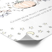 かわいいカボチャお菓子の数の赤ちゃんシャワーゲーム ポスター (角)