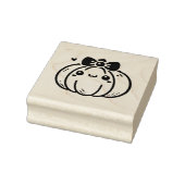 かわいいカボチャお辞儀 ラバースタンプ (スタンプ)