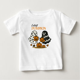 かわいいカボチャのオバケ ベビーTシャツ