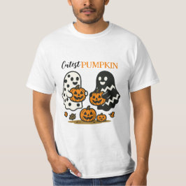 かわいいカボチャのオバケ Tシャツ