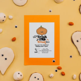 かわいいカボチャのカスタム招待状 招待状