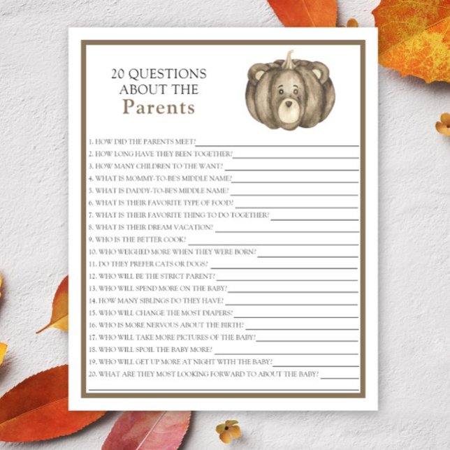 かわいいカボチャのクマ – 親についてのゲーム (クリエイターアップロード済み)