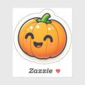 かわいいカボチャのシール シール (シート)