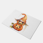 かわいいカボチャのステッカー ドアマット (アングル)