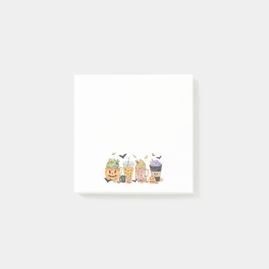 かわいいカボチャのステッキーノート ポストイット (正面)