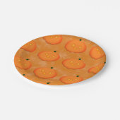 かわいいカボチャのハロウィーン水の色ベビーシャワー ペーパープレート (アングル)