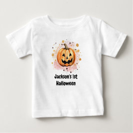 かわいいカボチャのハロウィーン ベビーTシャツ