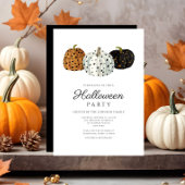 かわいいカボチャのハロウィーン 招待状