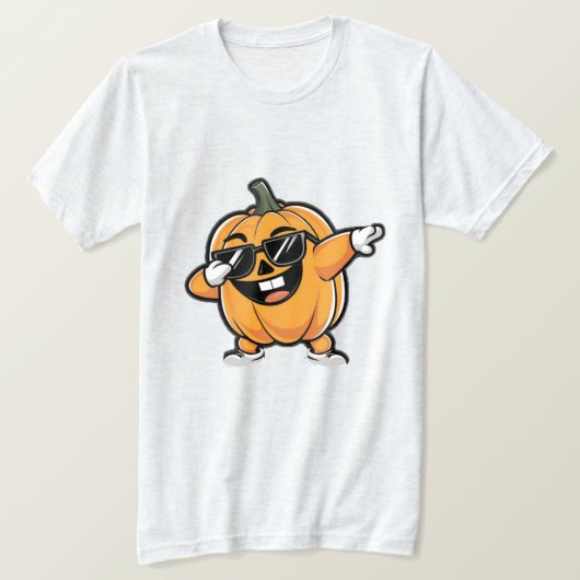 かわいいカボチャのハロウィーン Tシャツ (デザイン正面)