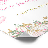 かわいいカボチャのベビーは甘い ポスター (角)