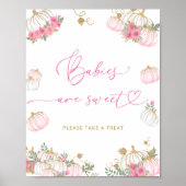 かわいいカボチャのベビーは甘い ポスター (正面)