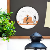 かわいいカボチャのペンギン面白いハロウィーン マグネット