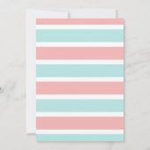 かわいいカボチャの女の子または男の子のジェンダーが明らかにする 招待状 (裏面)