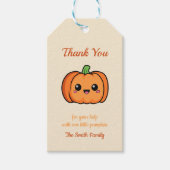 かわいいカボチャの感謝ギフトタグ ギフトタグ (正面)