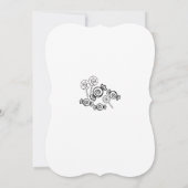 かわいいカボチャの招待状をダニカスタムまたは治療 招待状 (裏面)