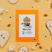 かわいいカボチャの招待状をダニカスタムまたは治療 招待状