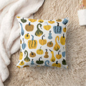 かわいいカボチャの漫画の手描き クッション (ブランケット)