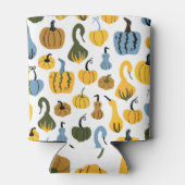 かわいいカボチャの漫画の手描き 缶クーラー (裏面)