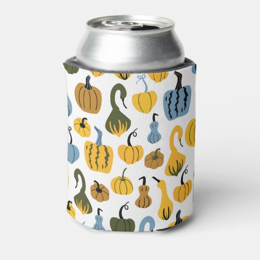 かわいいカボチャの漫画の手描き 缶クーラー (缶裏面)