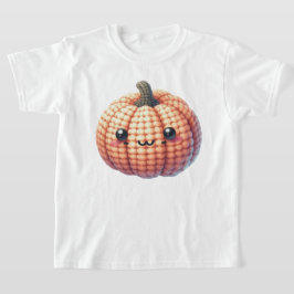 かわいいカボチャの編みぐるみ Tシャツ