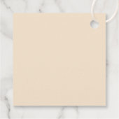 かわいいカボチャの赤ちゃんシャワー フェイバータグ (裏面)