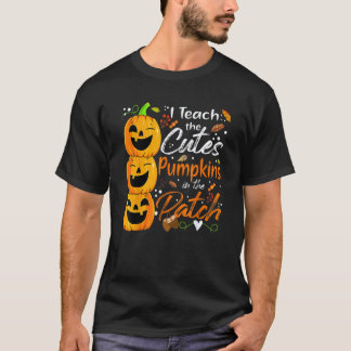 かわいいカボチャを教えて パッチキュートハロウィン Tシャツ