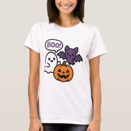 かわいいカボチャキャンディバケットハロウィーンTシャツ | カート Tシャツ