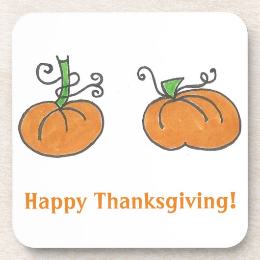 かわいいカボチャコースター コースター (正面)