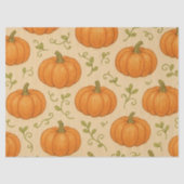 かわいいカボチャティッシュペーパー – ハロウィーンギフトラッピング 薄葉紙 (正面)