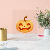 かわいいカボチャハロウィーンのカボチャのちょうちんタートルシーハロウィーンC アクリルサイン (ウェディング)