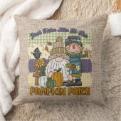 かわいいカボチャパッチ秋季節 クッション (ブランケット)