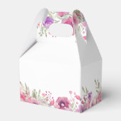 かわいいカボチャフローラサンキューベイビーシャワー フェイバーボックス (裏面サイド)