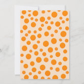 かわいいカボチャブハロウィーンバッシュ招待状 招待状 (裏面)