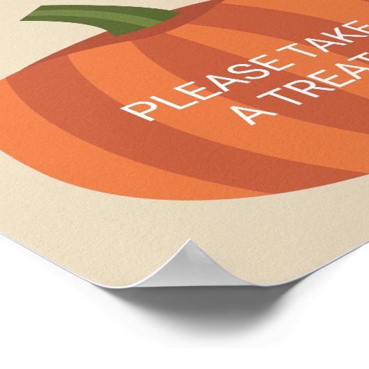 かわいいカボチャベビーは甘い秋ベビーシャワー ポスター (角)