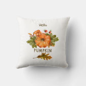 かわいいカボチャモダンン クッション (裏面)