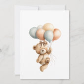 かわいいカボチャ女の子の赤ちゃんシャワーを待つことができる 招待状 (裏面)