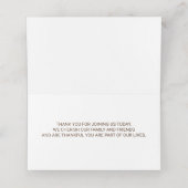 かわいいカボチャ幸せな感謝祭ディナー プレイスカード (内部開封)