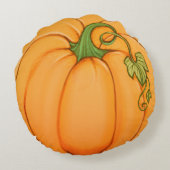 かわいいカボチャ枕#1 ラウンドクッション (裏面)