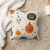 かわいいカボチャ柄 クッション (ブランケット)
