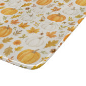 かわいいカボチャ柄 | サンクスギビング カッティングボード (角)